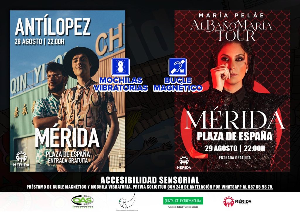 CONCIERTOS ACCESIBLES FERIA DE MERIDA 2024